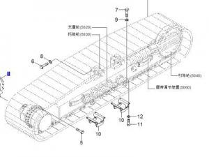 81EL-20300 履帶總成 韓國現(xiàn)代原廠